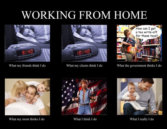 working from home meme - Cofficient